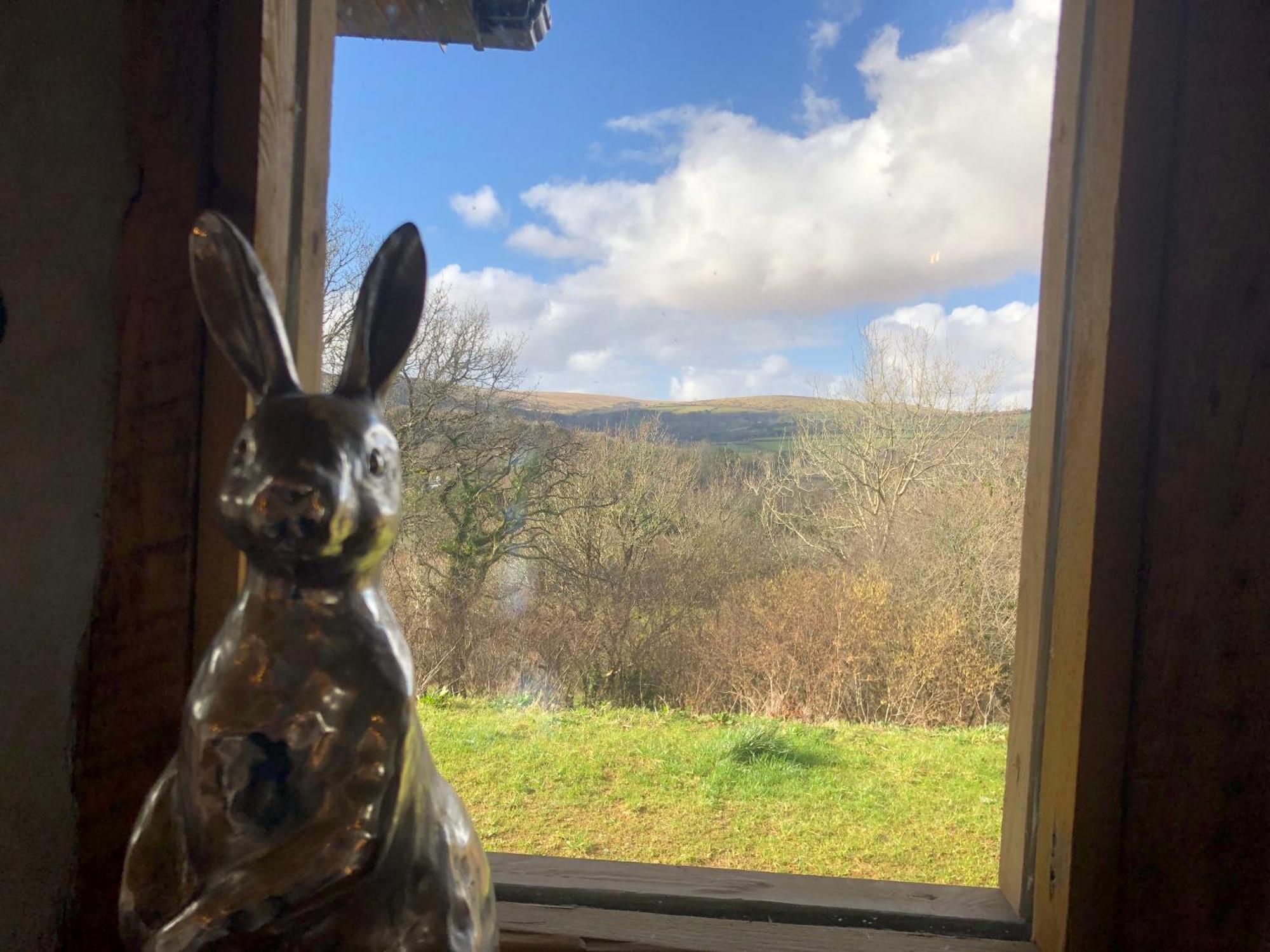 Rabbits 1Or 2 Bedroom Hobbit Style Hillset Earthen Dartmoor Eco Home South Brent Esterno foto